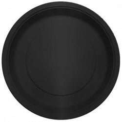 Metalize Siyah Karton Tabak 8'li - Partici