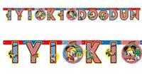 Mickey Playful İyi ki Doğdun Harf Banner - Partici