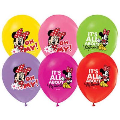 Minnie Mouse Balon 5'li Paket - 1