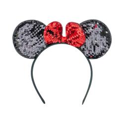 Minnie Mouse Pullu Siyah Taç - Partici