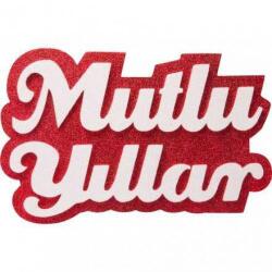 Mutlu Yıllar Strafor Dekor Süs 47cm - Partici