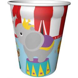 Neşeli Sirk Karton Bardak 8'li - Partici