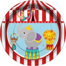 Neşeli Sirk Karton Tabak 8'li - Partici