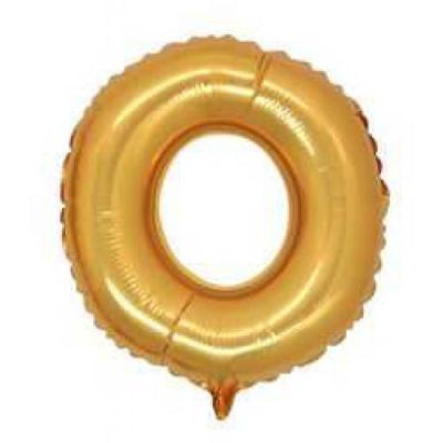 O Harf Folyo Balon Altın 40cm - 1