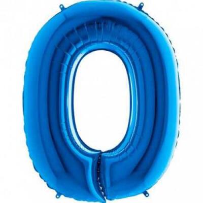 O Harf Folyo Balon Mavi 100cm - 1