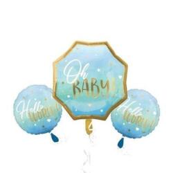 Oh Baby Mavi Folyo Balon Seti 3'lü - Partici