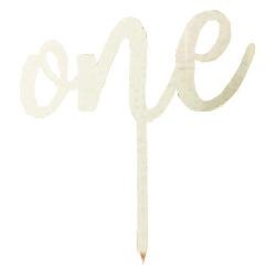 One Yazı Altın Pleksi - Partici