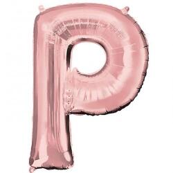 P Harf Folyo Balon Rose Gold 100cm - Partici