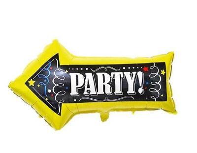 Party Ok Şekilli Folyo Balon 85cm - 1
