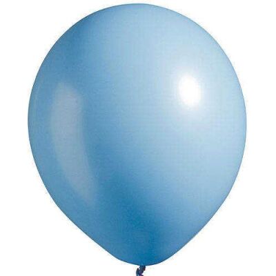 Pastel Açık Mavi Balon 100'lü Paket - 1
