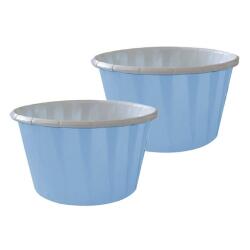 Pastel Mavi Muffin Kek Kapsülü 25'li - Partici