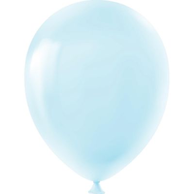 Pastel Mini Açık Mavi Dekorasyon Balonu 10'lu - 1