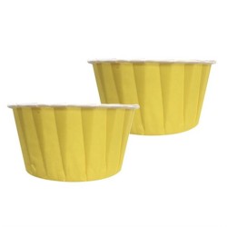 Pastel Sarı Muffin Kek Kapsülü 50'li - 