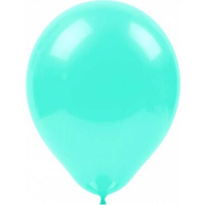Pastel Su Yeşili Balon 10'lu Paket - 1