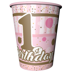 Pırıltılı 1 Yaş Kız Bardak 240cc - 
