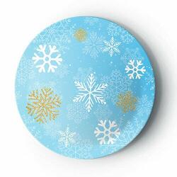 Kar Tanesi Karton Tabak 8'li - Partici