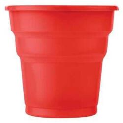 Plastik Kırmızı Bardak 24'lü - Partici