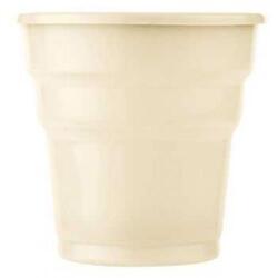 Plastik Krem Bardak 10'lu - 