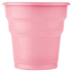 Plastik Pembe Bardak 24'lü - Partici