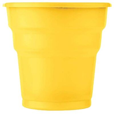 Plastik Sarı Bardak 25'li - 1
