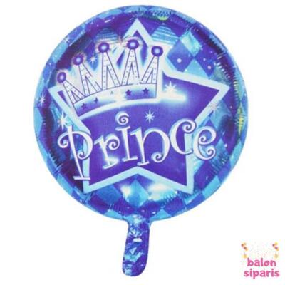 Prens Mavi Folyo Balon 18 inç - 1