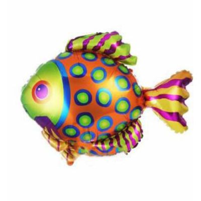 Renkli Balık Folyo Balon 90x71 - 1