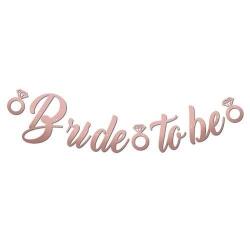 Rose Gold Bride To Be Harf Banner - Partici