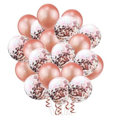 Rose Gold Seffaf Balon İçi Konfeti - 2
