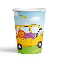 Safari Partisi Karton Bardak 8'li - Partici