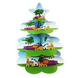 Safari Temalı Kek Standı - Partici