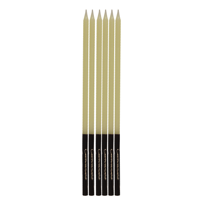 15cm Sarı Çubuk Mum 6'lı - 1