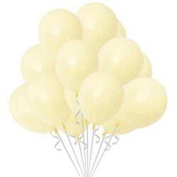 Makaron Sarı Balon 10'lu Paket - Partici