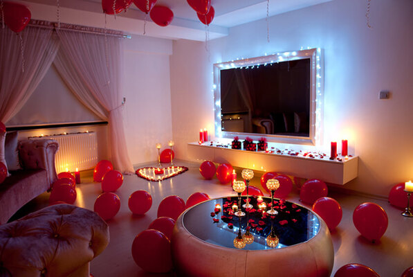 Sevgililer Gününe Özel Ortam Süsleme