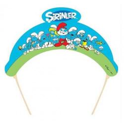 Şirinler Karton Taç 6'lı - Partici