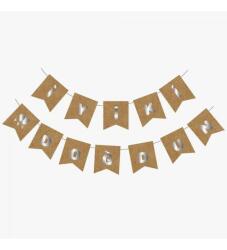 İyi ki Doğdun Kraft Gümüş Harf Banner - Partici