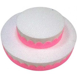 Strafor Pasta 2 Katlı Pembe -