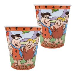 Taş Devri Temalı Karton Bardak 8'li - Partici