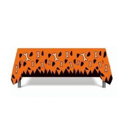 Taş Devri Temalı Plastik Masa Örtüsü 120x180cm - Partici