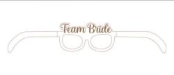 Team Bride Karton Gözlük Beyaz 8'li - Partici