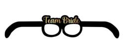 Team Bride Karton Gözlük Siyah 8'li - Partici