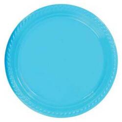 Turkuaz Plastik Tabak 22cm 10'lu - Partici