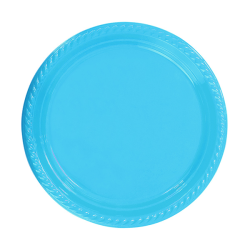 Turkuaz Plastik Tabak 26cm 8'li - Partici