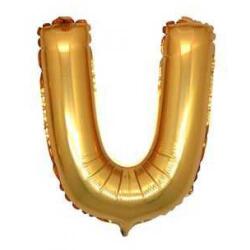 U Harf Folyo Balon Altın 100cm - Partici