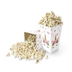 Unicorn Çiçekli Mısır Kutusu 10'lu - Partici