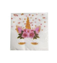 Unicorn Çiçekli Peçete 20'li - Partici