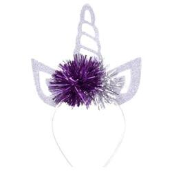 Unicorn Eva Gümüş Parti Tacı - Partici