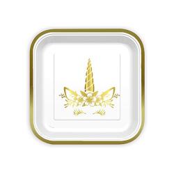 Unicorn Gold Kare Karton Tabak 6'lı - Partici