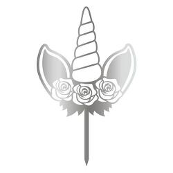 Unicorn Güllü Gümüş Pleksi - Partici