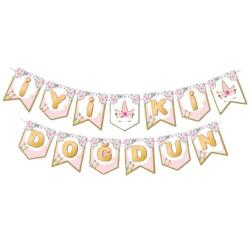 Unicorn İyi ki Doğdun Harf Banner - Partici