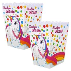Unicorn Rainbow Mısır Kutusu 10'lu - Partici